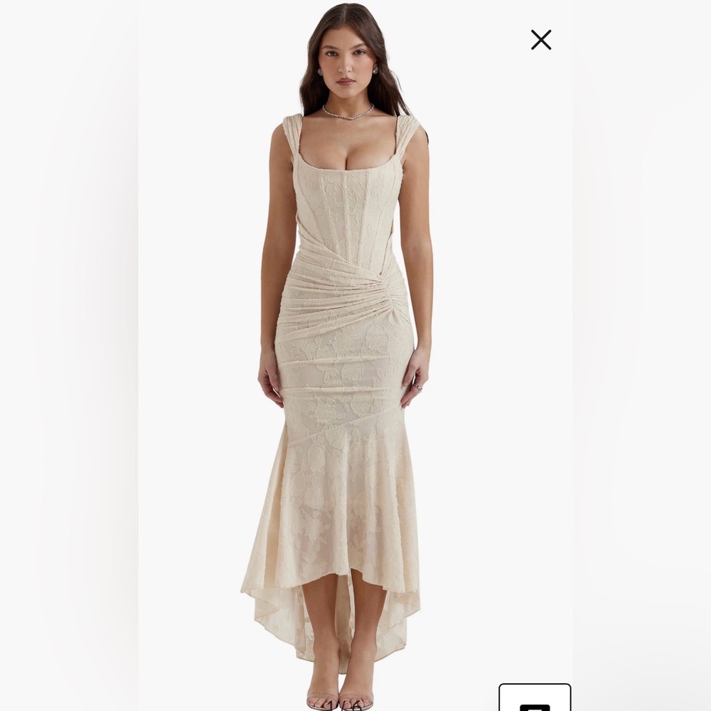 CESCA Vintage Cream Floral Maxi Dress House of CB